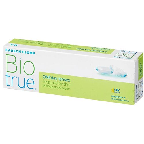     Bausch & Lomb Biotrue ONEday, 30 ., R 8,6, D -2,25, 1 .  -     , -  