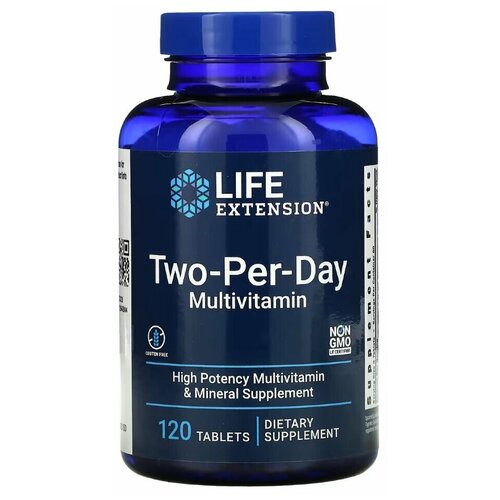   LIFE Extension Two-Per-Day Multivitamin (120 )  -     , -  