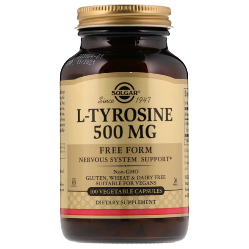���� Solgar L-Tyrosine ����., 500 ��, 380 �, 100 ��.