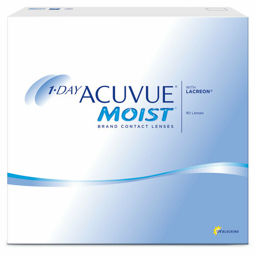     ACUVUE 1-DAY MOIST with Lacreon, 90 ., R 8,5, D +4,75  -     , -  