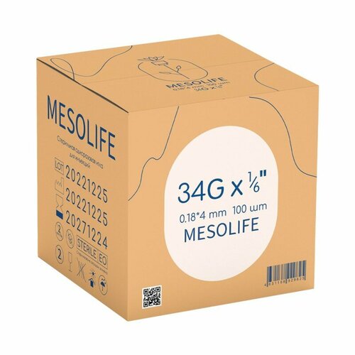 ���� ���� ��� ����������� 34G 0,18 � 4 ��, 100 ��, Mesolife