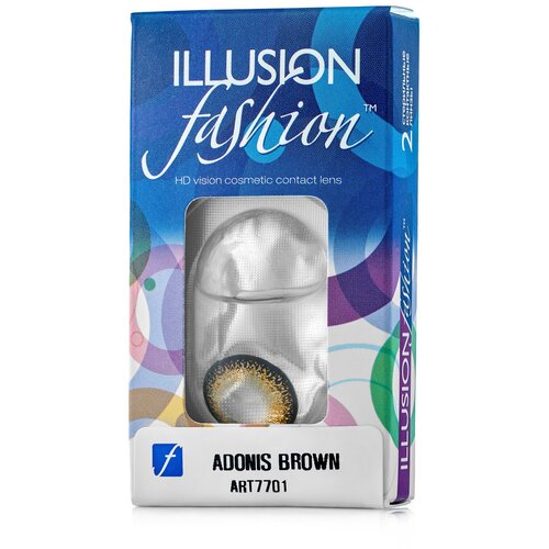     ILLUSION Fashion Adonis, 2 ., R 8,6, D -0,5, brown  -     , -  