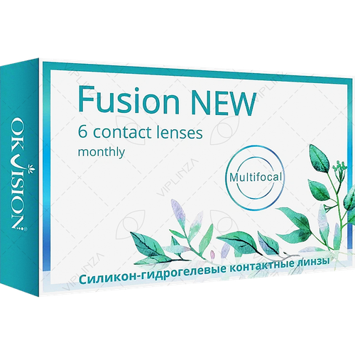     OKVision Fusion New Multifocal, 6 ., R 8,6, D -2,5, ADD: , ADD: +1.00 D  -     , -  