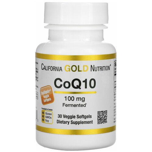    California Gold Nutrition CoQ10, 30 , 100 , 30 .  -     , -  