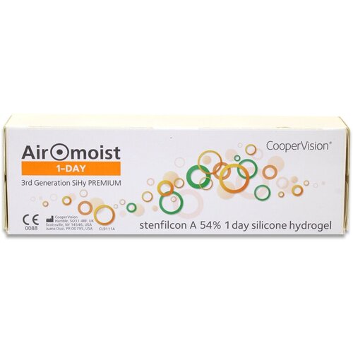     CooperVision Airomoist 1 Day Premium, 30 ., R 8,4, D +3  -     , -  