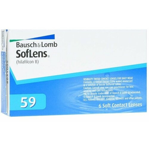     Bausch & Lomb SofLens 59, 6 ., R 8,6, D -7  -     , -  