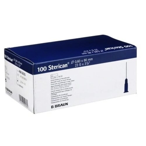     B. Braun Sterican, 80  x 0.6 , : 23G, 100 .  -     , -  