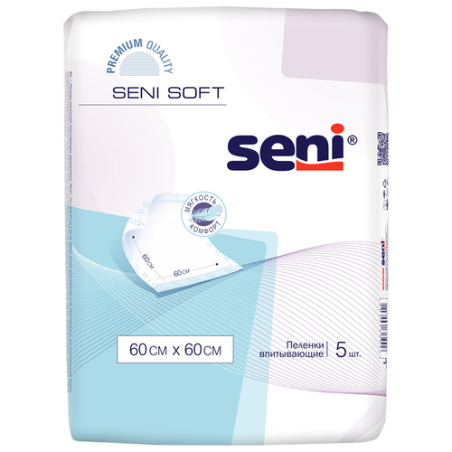 ���� ������� ����������� ����������� ������������� Seni Soft 60 x 60 c�, 5 ��.