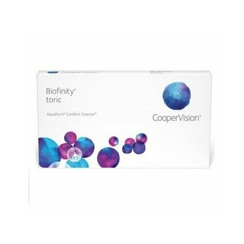     CooperVision Biofinity Toric., 3 ., R 8,7, D +6,5,CYL:-0,75,A:130, , 1 .  -     , -  