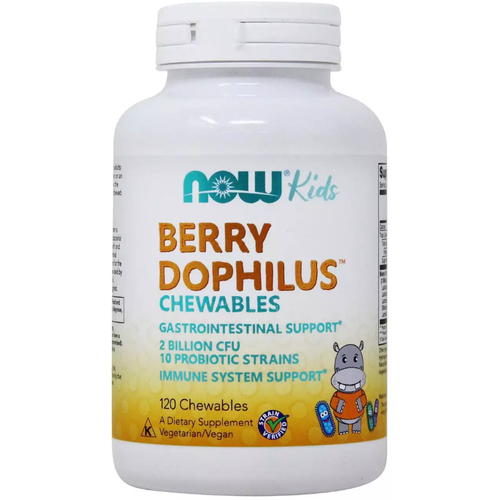 ���� NOW Berry Dophilus Kids 120 chewables / ��� ������� ������� ������� 120 ��� ���