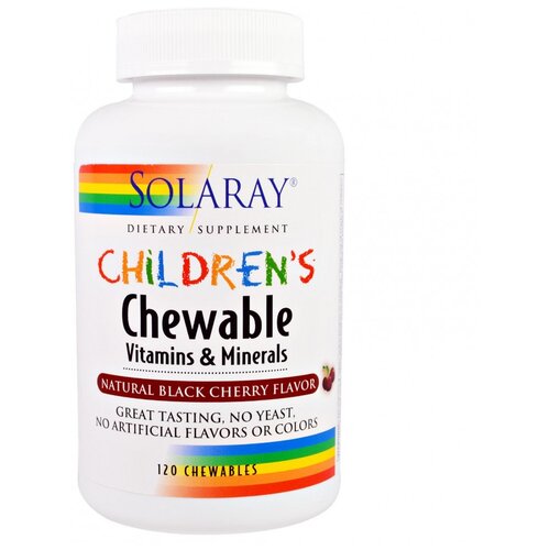    Solaray Children's Vitamin & Minerals, 100 , 120 .  -     , -  