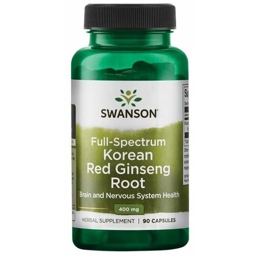   Swanson Full Spectrum Korean Red Ginseng Root (     ) 400  90   -     , -  