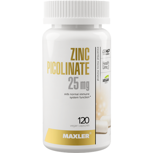 ���� MAXLER Zinc Picolinate ����., 25 ��, 150 ��, 100 �, 120 ��.