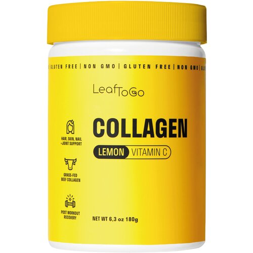   LeafToGo Collagen + Vitamin C ., 180 ,   -     , -  