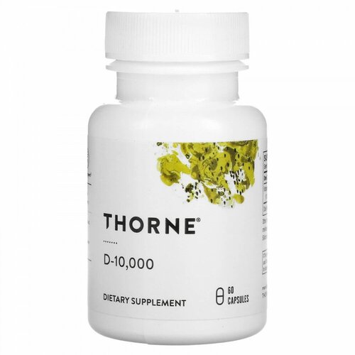 ���� ������� � 3, D-10000, Vitamin D, Thorne Research (60 ������)