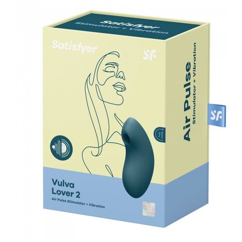   -  SATISFYER Vulva Lover 2 blue  -     , -  