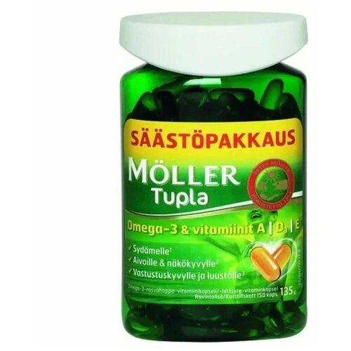   Omega-3 MOLLER TUPLA 150 .  -     , -  