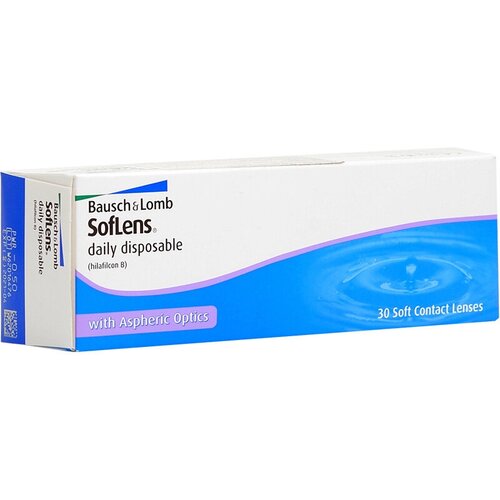     Bausch & Lomb Soflens Daily Disposable, 30 ., R 8,6, D -1,25  -     , -  