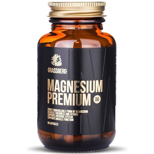   Grassberg Magnesium Premium B6 ., 60 .  -     , -  