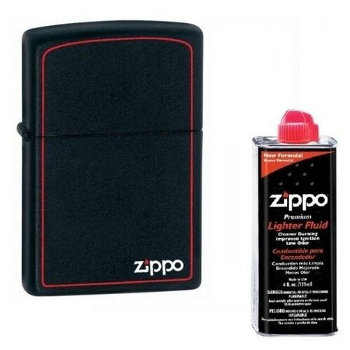     ZIPPO Classic Black Matte+ ZIPPO 125   -     , -,   