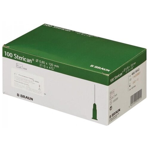     B. Braun Sterican, 120  x 0.8 , : 21G, 100 .  -     , -  