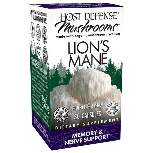    Host defense Lion's mane, 60 , 60 , 30 .  -     , -  