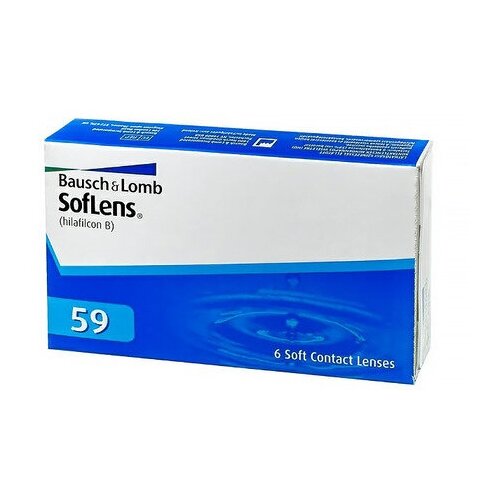     Bausch & Lomb SofLens 59, 6 ., R 8,6, D -1,75  -     , -  