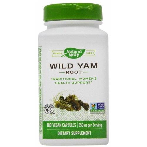    Nature's Way Wild Yam Root ., 180 .  -     , -  