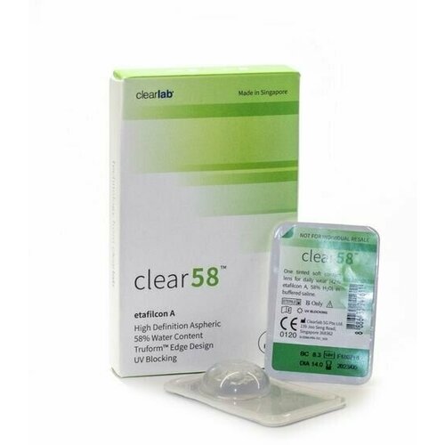     Clearlab Clear 58, 14 , 6 ., R 8,7, D +3, 1 .  -     , -  