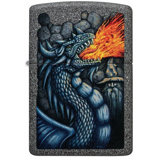      ZIPPO Classic 49776 Fiery Dragon   Iron Ston -    -     , -,   