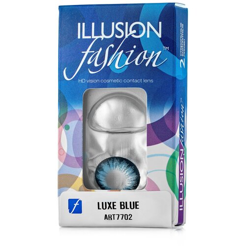     ILLUSION Fashion Luxe, 2 ., R 8,6, D -0,5, blue  -     , -  