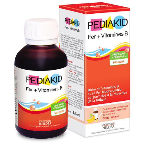   Pediakid Fer + Vitamines B  ., 125 , 125 ,   -     , -  