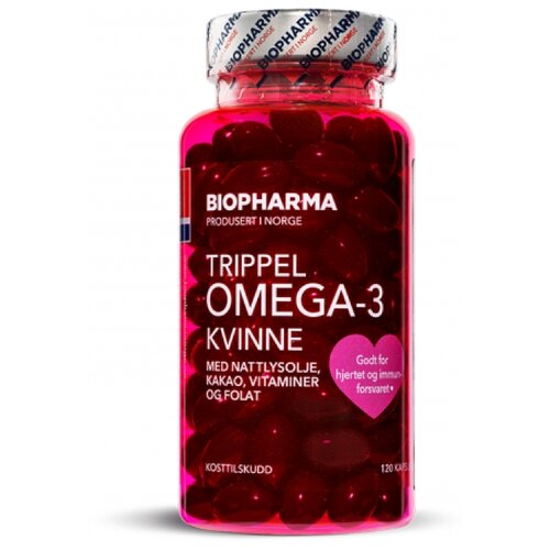 ���� Biopharma Trippel Omega-3 Kvinne ����., 155 �, 120 ��., �������
