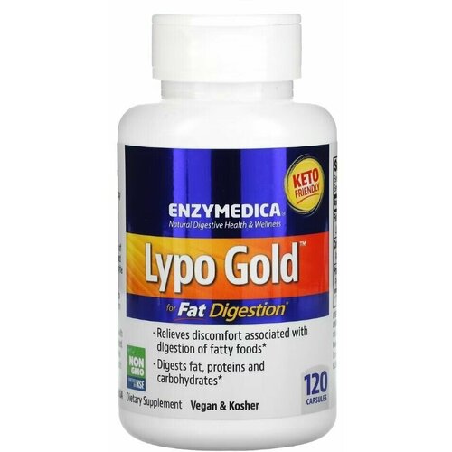   Enzymedica Lypo Gold 120 caps/    120   -     , -  