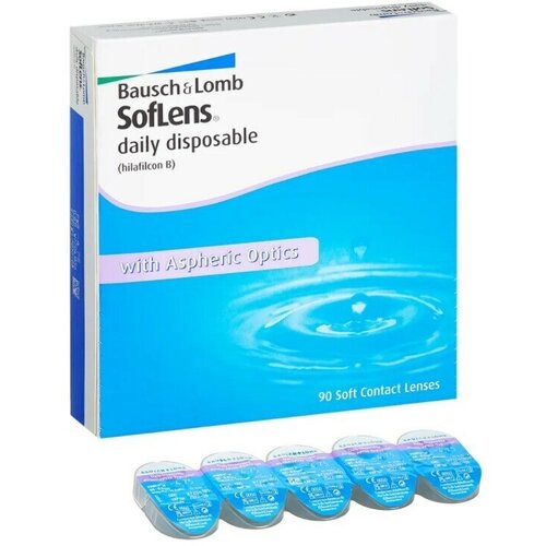     Bausch & Lomb Soflens Daily Disposable, 90 ., R 8,6, D -8,5  -     , -  