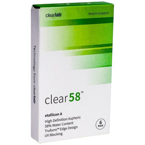     Clearlab Clear 58, 14 , 6 ., R 8,7, D -1,75, , 1 .  -     , -  