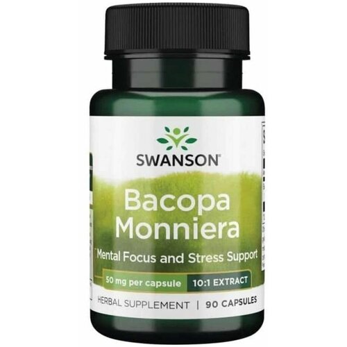   Swanson Bacopa Monniera 10:1 Extract (  -  10:1) 50  90   -     , -  