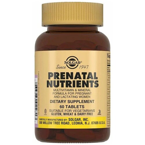 ���� Solgar Prenatal Nutrients ���., 150 �, 60 ��.