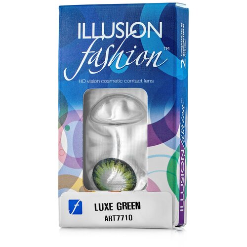     ILLUSION Fashion Luxe, 2 ., R 8,6, D -0,5, green  -     , -  