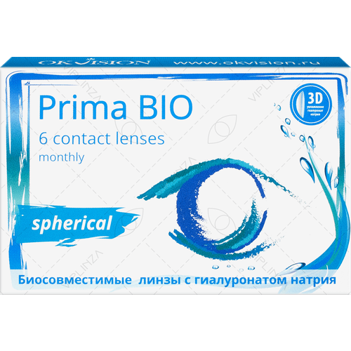     OKVision PRIMA BIO, 6 ., R 8,6, D -12,5, , 1 .  -     , -  