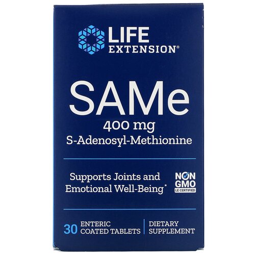    Life Extension SAMe, 100 , 400 , 30 .  -     , -  