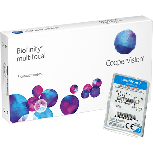 ���� ���������� ����� �� ����� CooperVision Biofinity Multifocal, 3 ��., R 8,6, D -2,75, 1 ��.
