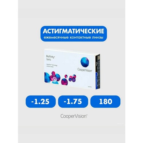 ���� Biofinity Toric (3 �����) -1.25 -1.75 180 ����� ���������� ������ �������� ������