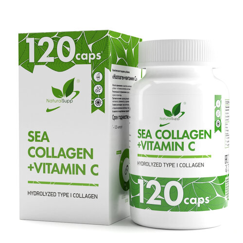    NaturalSupp Sea collagen + Vitamin C, 120 .  -     , -  