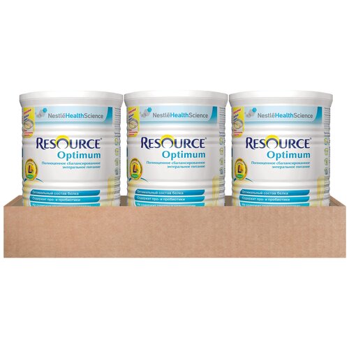 ���� Resource (Nestle) Optimum, ����� �����, 400 �, ������, 3 ��.