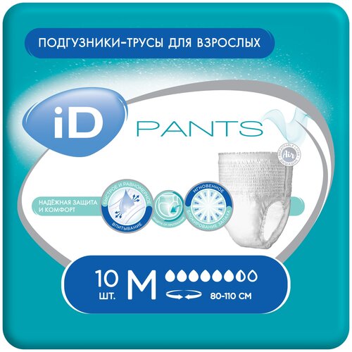     iD Pants, M, 80  110 , 6.5 , 80-110 , 1 .  10 .  -     , -  