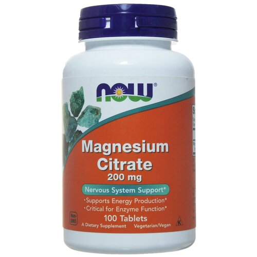    NOW Magnesium Citrate 200 , 210 , 200 , 100 .  -     , -  