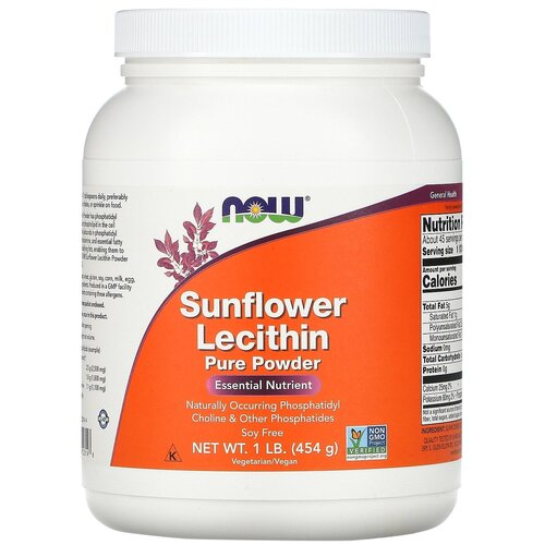    NOW Sunflower Lecithin, 454 , 454   -     , -  