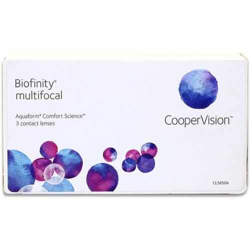    CooperVision Biofinity Multifocal, 3 ., R 8,6, D +1, ADD: +2.50 D, , 1 .