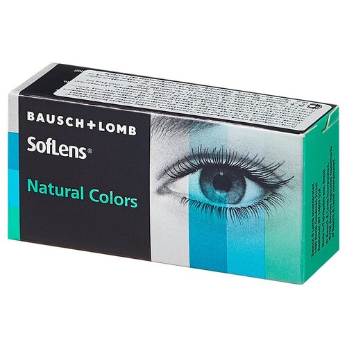     Bausch & Lomb SofLens Natural Colors, 2 ., R 8,7, D -6, Emerald  -     , -  